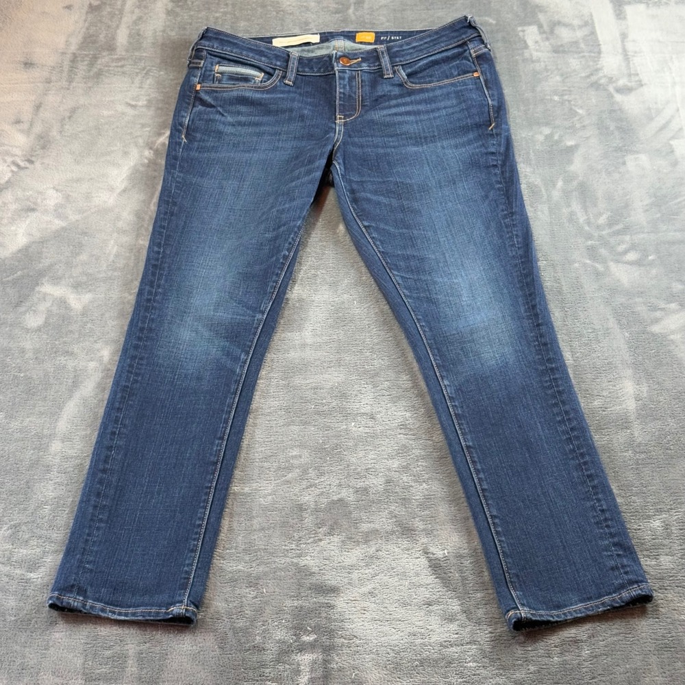 Anthropologie Pilcro and the Letterpress Stet Slim Straight Jeans Size 29
